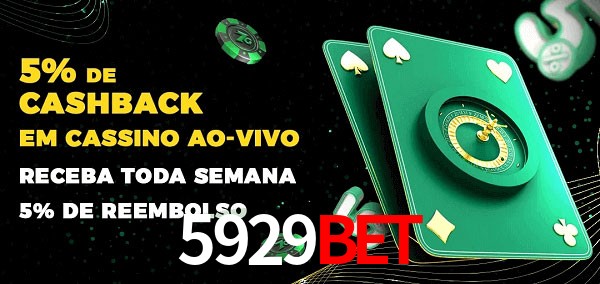Promoções do cassino ao Vivo 5929bet